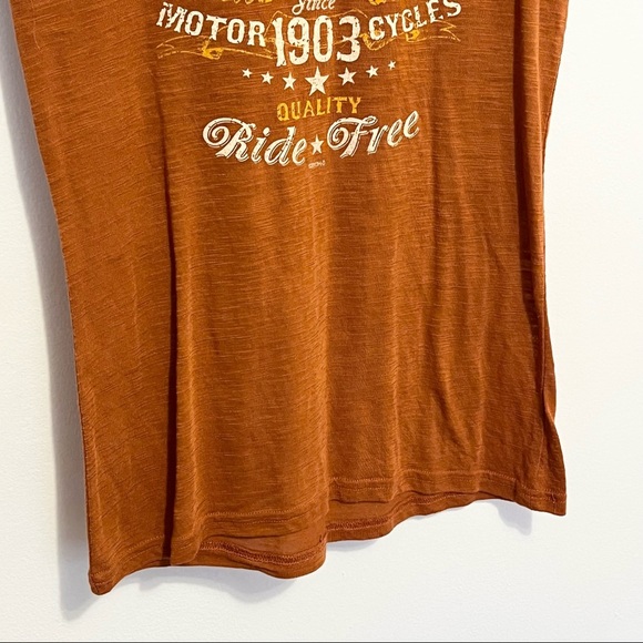 Harley Davidson Bravado Short Sleeve T Shirt Womens Size Medium - Picture 6 of 10